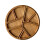 Wood Puzzle Serving Tray with 8 Removable Compartments 11.8 2