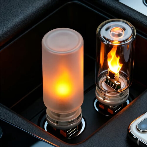 USB-vlamlamp – flikkerende LED-sfeerlamp, draagbaar 2