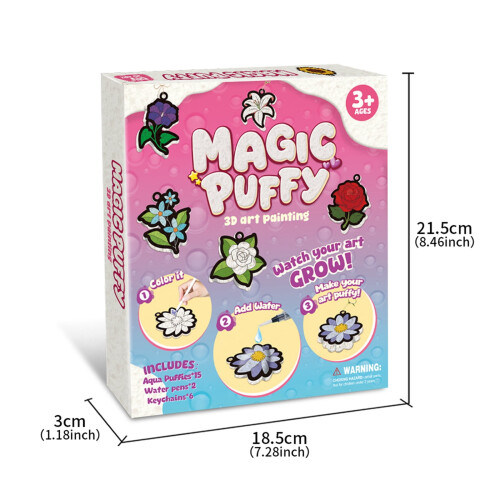 Κιτ ζωγραφικής υφής 3D Aqua Puffs – 15 τεμαχίων χωρίς ακαταστασία 2