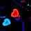 Luces ambientales inalámbricas recargables con forma de corazón brillante para ventanas de coche con panel solar triangular 8