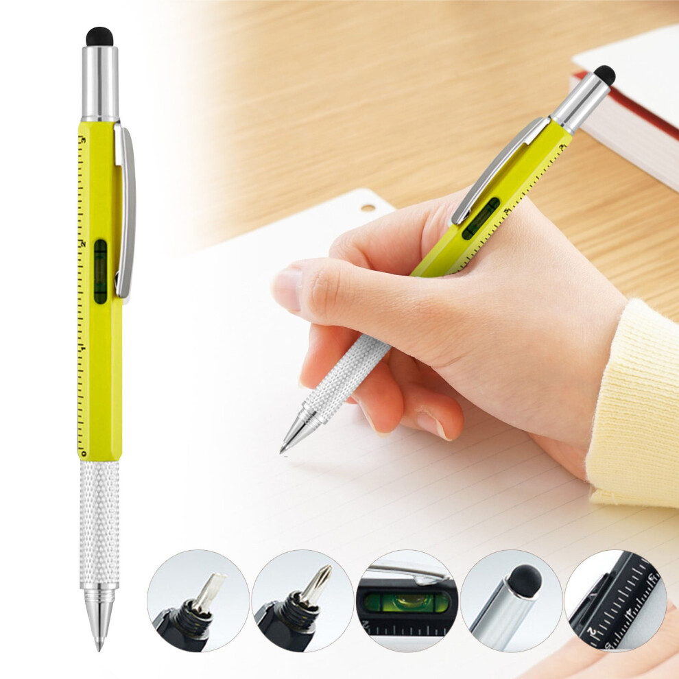 6-In-1 Multitool Pen Â Stylus, Ruler, Screwdrivers, Level 9104899980991