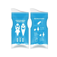 Vrecko do auta na pisoár, modré, nepriepustné, unisex, 20 ks