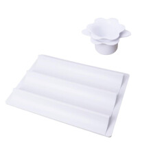 Tortenausstecher- und Stopfer-Set mit Tablett, ABS, 2-fach