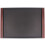 Schwarzes Serviertablett aus Polypropylen, 38 x 24 cm 1
