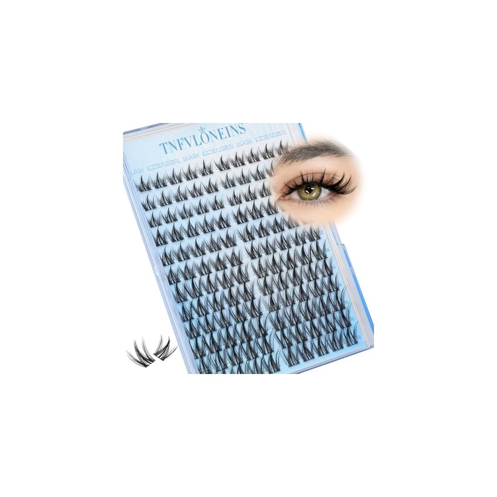 Manga Lash Clusters Wispy Natural Anime Style 50pcs