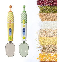 Cucchiaio dosatore digitale, capacità 500 g, precisione 0,1 g, ricaricabile tramite USB.