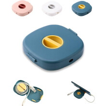 2-in-1 Kabelaufwickler und Handyhalterung – ABS, 7 x 7,2 cm