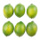 Limone artificiale in schiuma, frutta decorativa verde, 6 pezzi 1