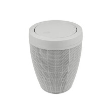 Addis 5 Litre Hessian Swing Lid Bathroom Bin