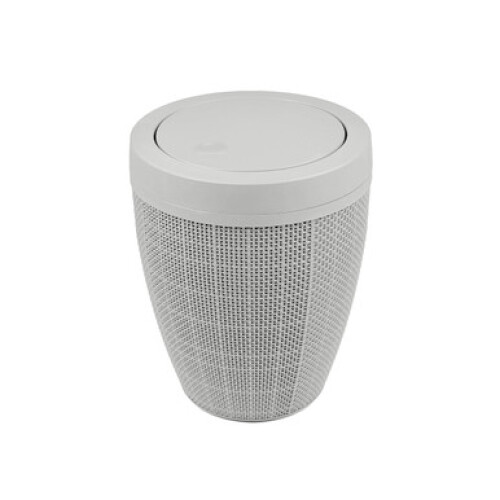 Addis Addis 5 Litre Hessian Swing Lid Bathroom Bin