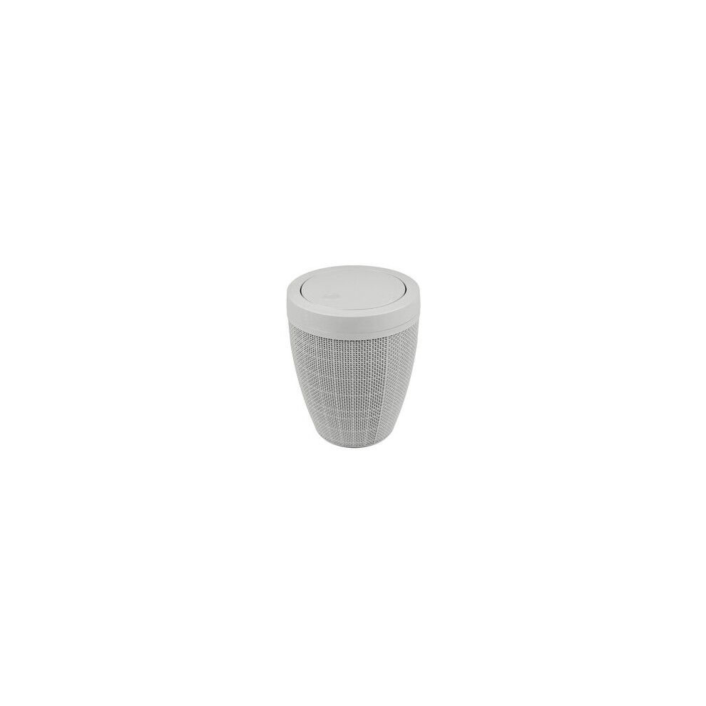 Addis 5 Litre Hessian Swing Lid Bathroom Bin