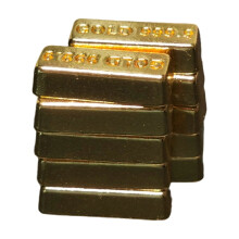 Goldziegel-Modellbausatz aus Metall im Maßstab 1:12