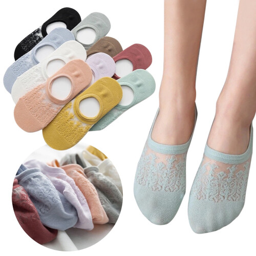 Dame pustende ankelsokker med lav utskjæring, 3-pakning