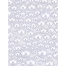 Muoviset puolipyöreät kapussit, valkoiset, 4–14 mm, 560 kpl