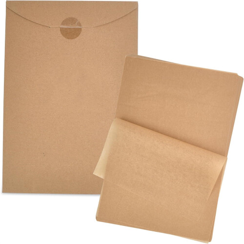 Parchment Paper Sheets 12x16 inches 500 count unbleached