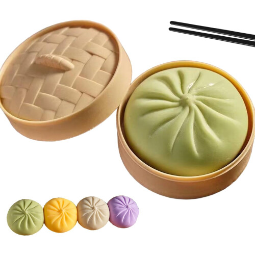 Liathróid Squishy Glitter Dumpling Tuar Ceatha 1 phíosa