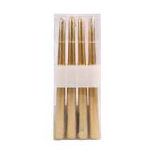 Bougies coniques décoratives hautes de 25 cm (10 pouces) - Lot de 4
