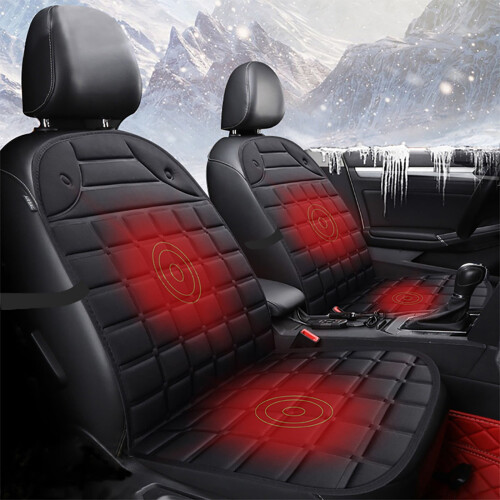 Capa para almofada de assento de carro com função de aquecimento 12V