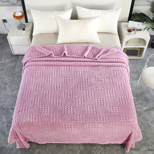 Purple Solid Blanket 70x100 cm for Adults