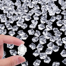 Rellenos de jarrones con rocas de hielo artificiales de acrílico transparente (600 unidades)