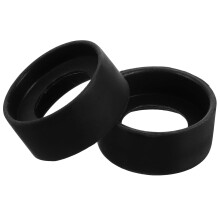 Ochranný kryt okuláru, černá guma, 2 kusy