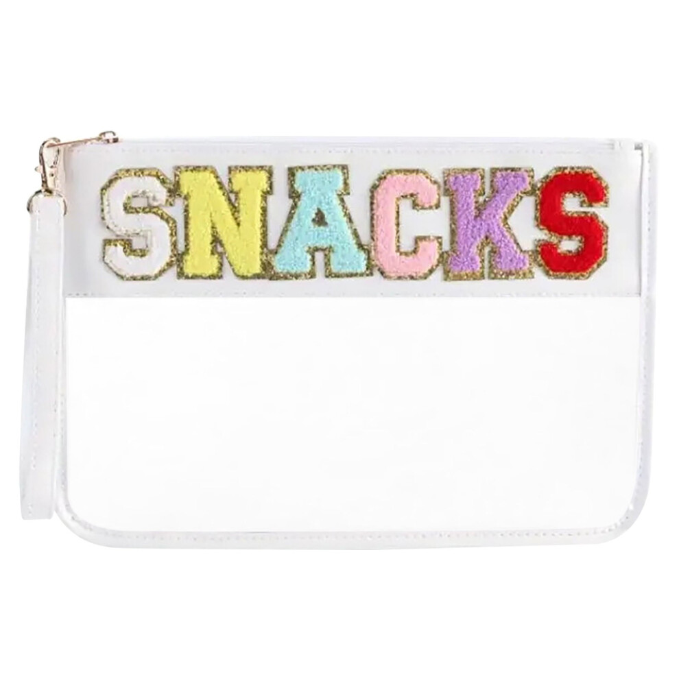 Transparent Zipper Snack & Toiletry Bag 1 Pack
