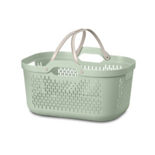 Addis 45L Signature Laundry Basket - Sage