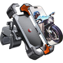Motorcycle Phone Holder with Auto Lock, 360 Ball Joint,