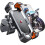 Motorcycle Phone Holder with Auto Lock, 360 Ball Joint, 1