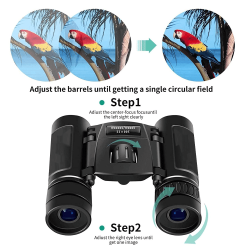 Κιάλια 500x25HD με πρίσματα BAK4, συμπαγή πτυσσόμενα 1
