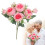 Bouquet di rose artificiali a 5 teste per centrotavola 1