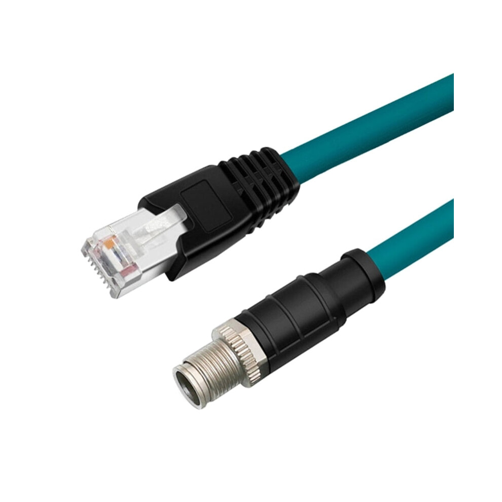 Industrial Ethernet M12 X Coded 8Pin To Rj45 Cable Shielded 26Awg Ethernet Cable For Automation Ip67 Waterproof Cable 9399596617107
