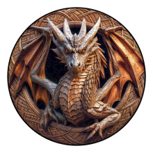 Luna Owl Puzzle3D ptačí puzzle Bílé sovy Umělecké puzzle Unikátní domácí náročné pro