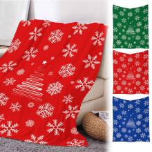 Morbida coperta natalizia 51x59", accogliente coperta in pile per divano e decorazioni per la casa, compatibile con gli interni natalizi