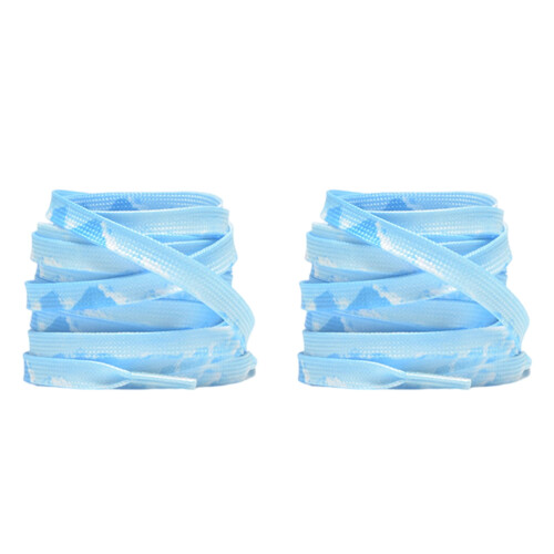 Lacets plats colorés en polyester, 100 cm ou 120 cm