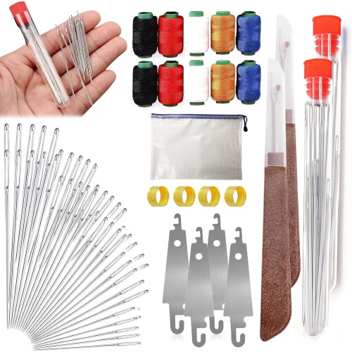 Set de scule de cusut cu ace de oțel 35 buc