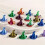 Halloween Mini Magisk Hat Statue Dekoration 10-100 stk. 1
