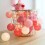 LED Macaron szálgömblámpák űr témában (1 db) 1