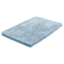 Tapete de banheiro antiderrapante em microfibra, 60 x 40 cm (24 x 16 polegadas)