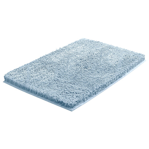 Tapete de banheiro antiderrapante em microfibra, 60 x 40 cm (24 x 16 polegadas)