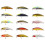 Stück 5 g/5 cm Angelköder mit 2 Haken, Oberflächen-Swimbait, 3D-Augen, Minnow-Köder 7