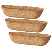 Kokosfiberfoder för krukor 24 30 36 tum 3-pack