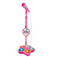 Kids' Adjustable Microphone Stand with LED Lights