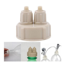 Bouchons à vis rapide pour réacteurs CO2 DIY, lot de 2