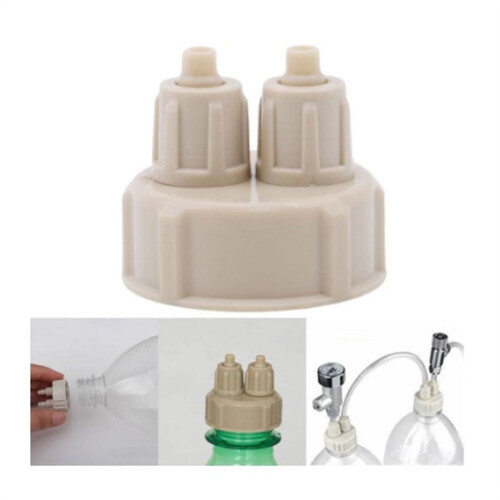 Bouchons à vis rapide pour réacteurs CO2 DIY, lot de 2