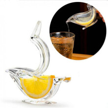 Acrylic Bird Juicer,Squeezer for Squeezing Juice Clip Manual Transparent Juicer Home Kitchen Bar Gadget Juicer