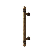 Poignées de porte et de tiroir en cuivre antique de 25 cm (10 pouces), ensemble de quincaillerie de cuisine moderne avec vis – Compatible avec les