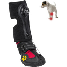 Botas ortopédicas para perros con pie caído – Soporte ajustable para la parte delantera de la pierna