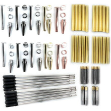 Slimline Pen Kit for Wood Turning || 10 Pack with Multiple Finishes || 7mm Twist Pen Kit$$Tools & Hardware Other