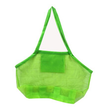 Mesh Beach Bag for Holding Toys, Sand Towels Tote for Kids Seashell Collecting, Swimming Accessories for Boys and Girls, Beach Vacation Essentials